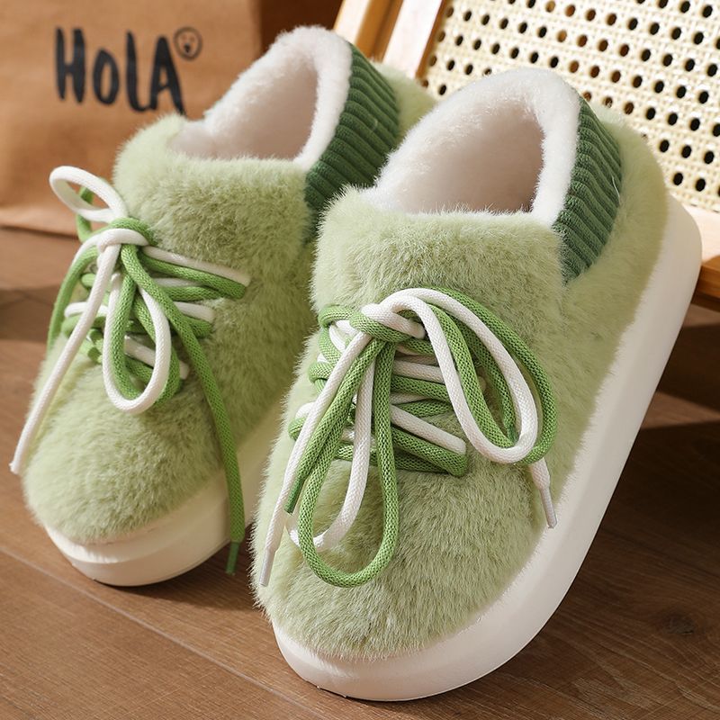Women Shoes Winter - Yeni Stereoskopik Tam Kaplama Terlik Ev