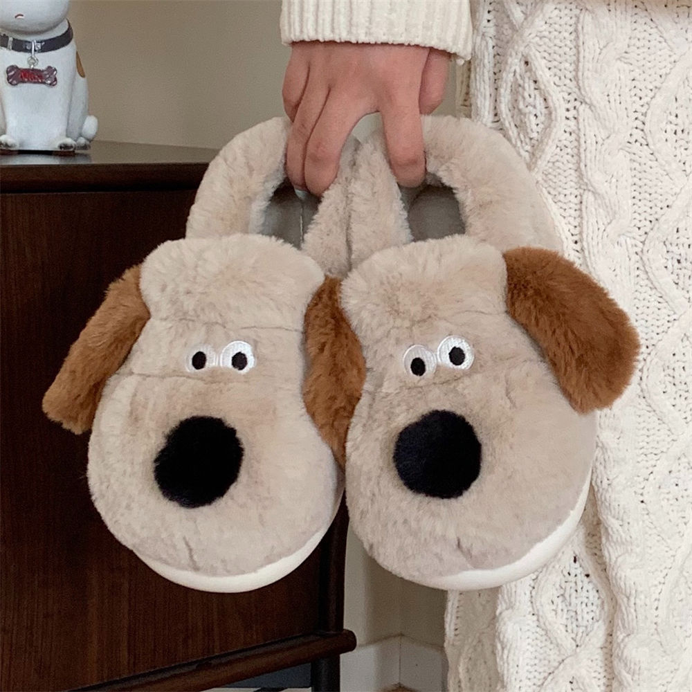 Women Shoes Winter - Size36-45 Hug köpek terlik kızlar kabarık