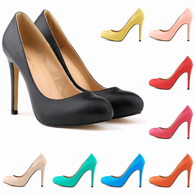 Court Heel Pointed - Büyük Beden 42 Kadın Topuklu Ayakkabı