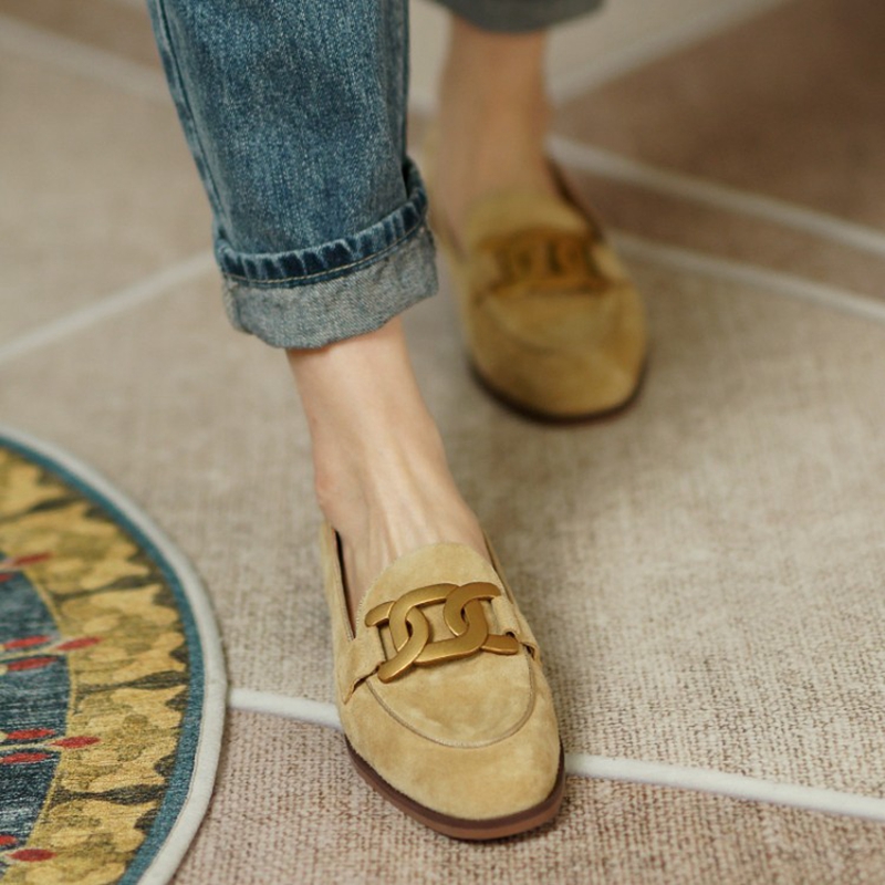 Süet deri kadın loafer'lar ilk - Women Shoes Black incelemesi ve fiyatı