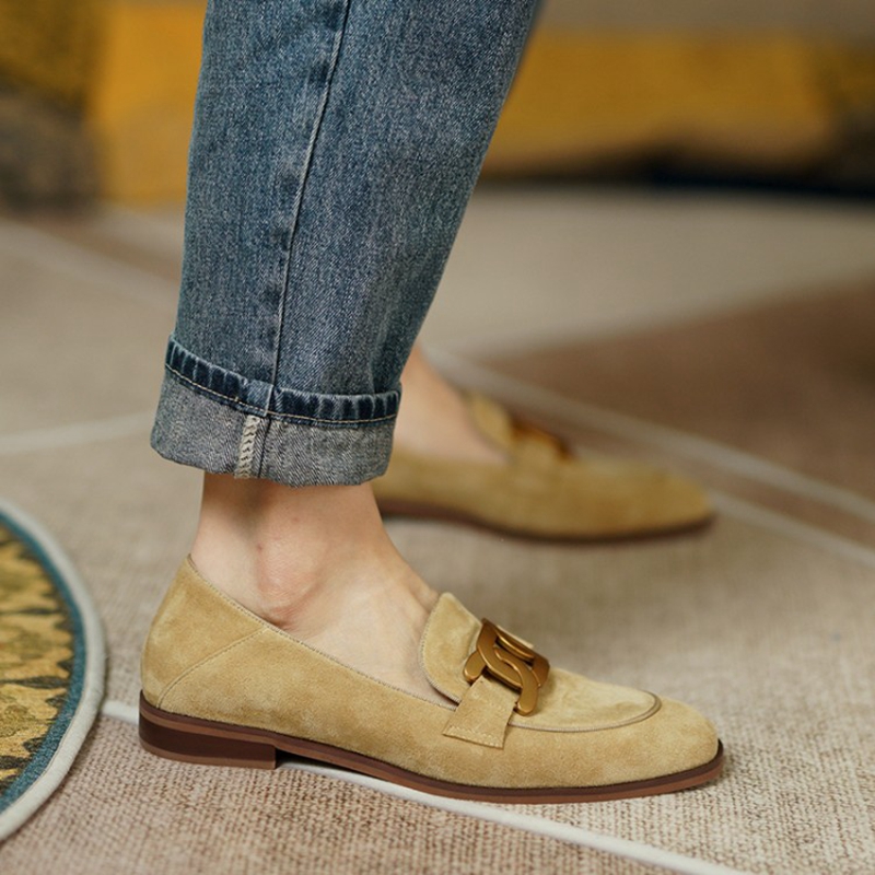 Süet deri kadın loafer'lar ilk - Women Shoes Black incelemesi ve fiyatı