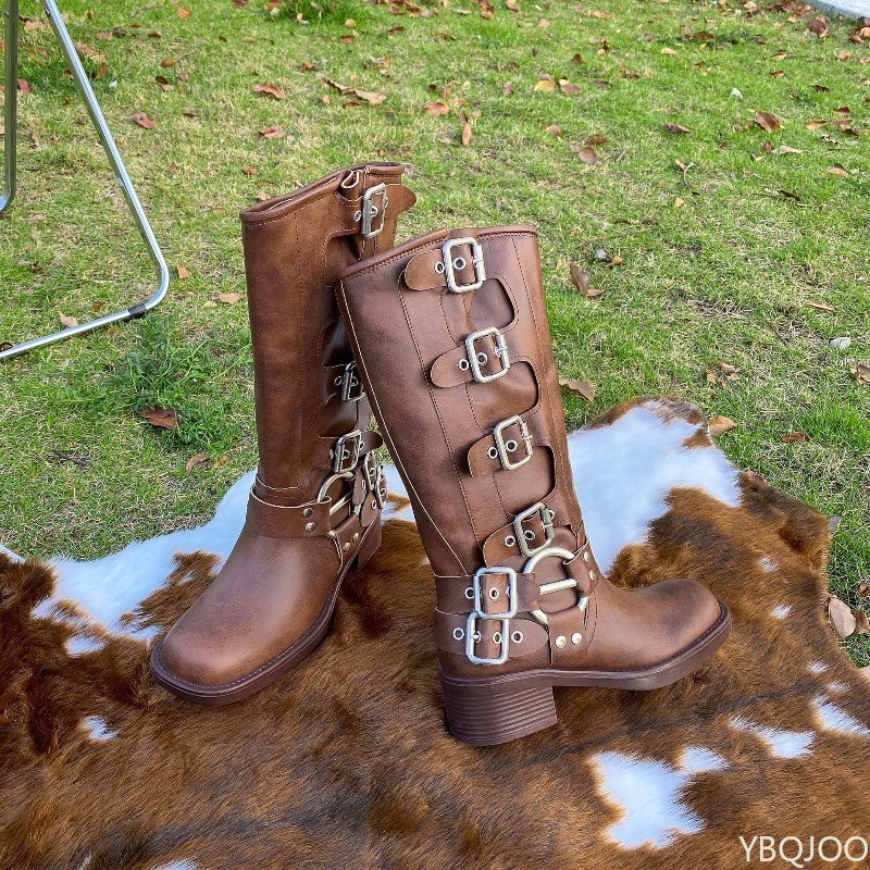 Kemer tokalı retro yüksek çizm - Suede Ankle Boot incelemesi ve fiyatı