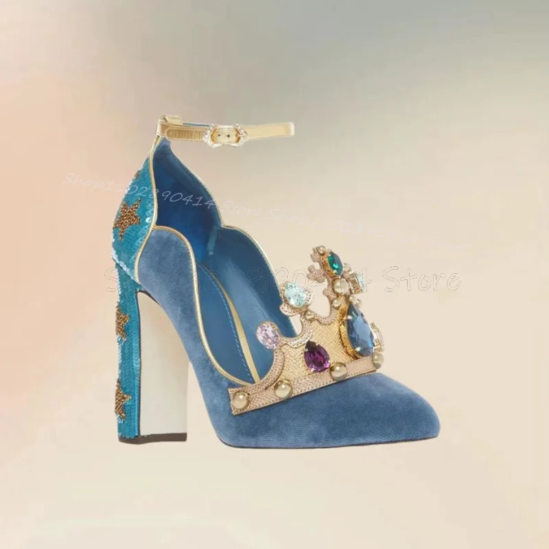 Mahkeme Tarzı Kristal Taç Tasa - Court Heel Pointed incelemesi ve fiyatı