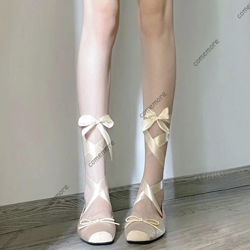 Kadınlar İçin Saten Kurdele Ba - Shoes For Women Flats incelemesi ve fiyatı
