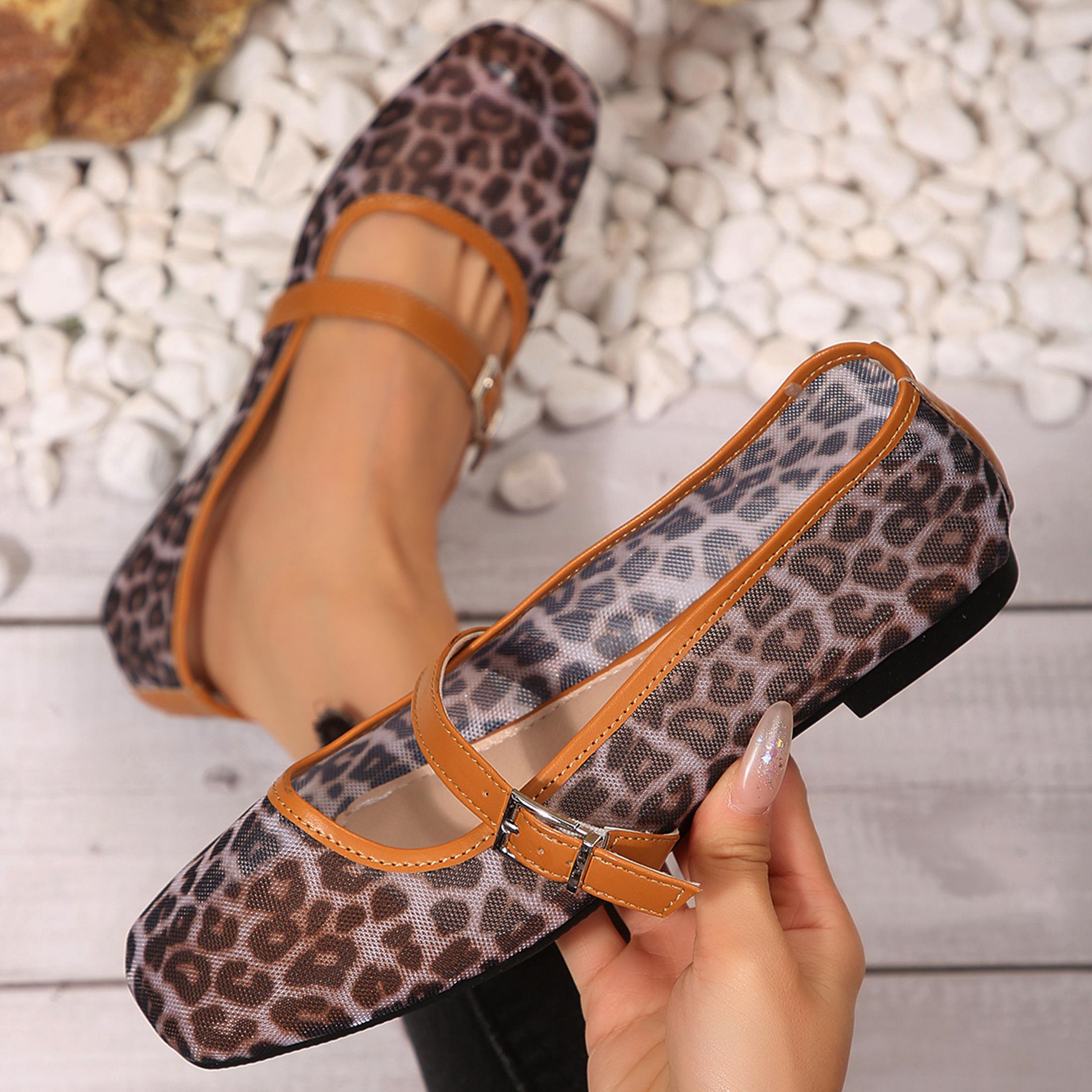 Kadın Leopar Örgü Düz Ayakkabı - Shoes For Women Flats incelemesi ve fiyatı