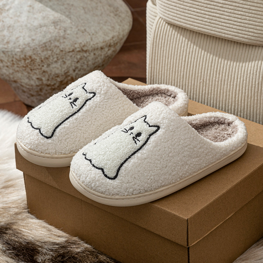 Moda Sevimli Çizgi Kedi Desenl - Women Shoes Winter incelemesi ve fiyatı