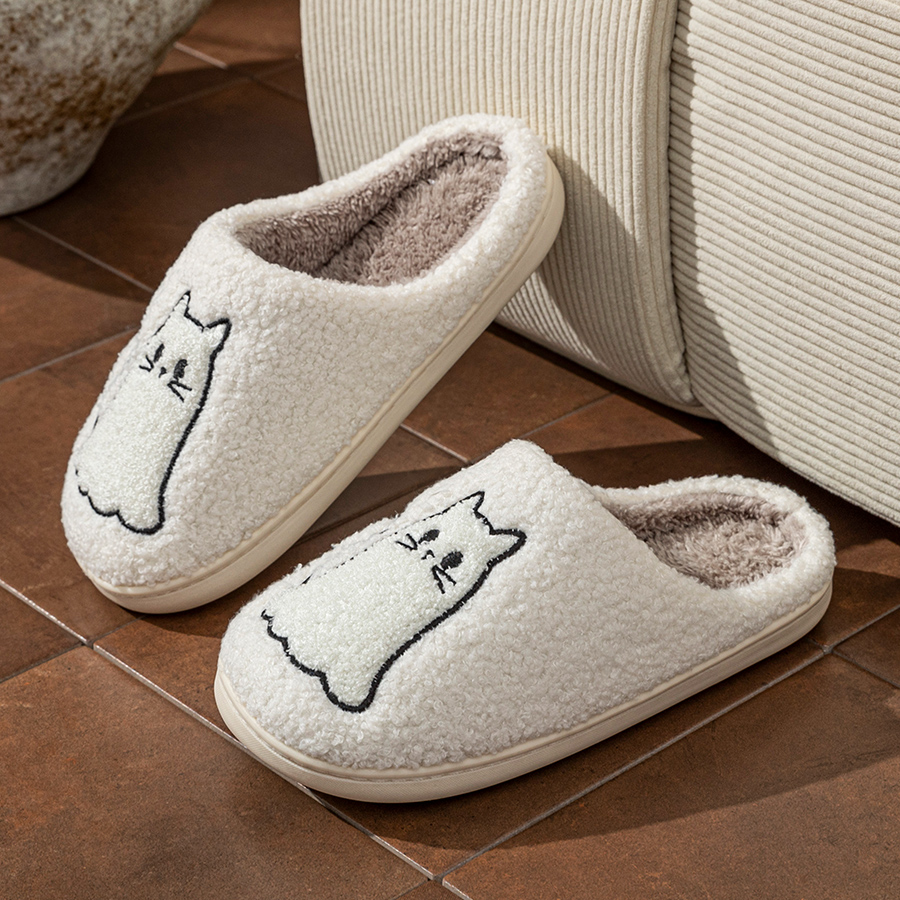 Moda Sevimli Çizgi Kedi Desenl - Women Shoes Winter incelemesi ve fiyatı